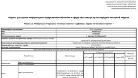 Что такое тариф на тепловую энергию в Благо