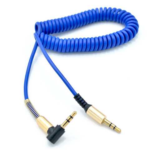 Aux кабель INNOVATION (M1-AUDIO) L-образный, пружина Blue в Благо