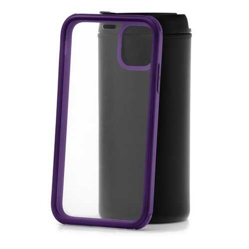 Чехол Apple iPhone 11 Kruche Flexible Side Frame Purple в Благо