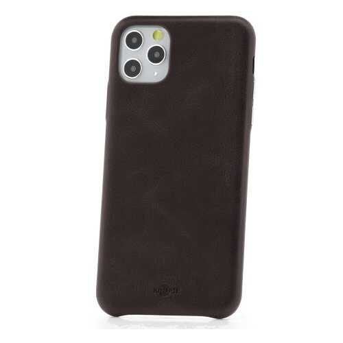 Чехол Apple iPhone 11 Pro Kruche IXSMAXL E02 Leather Dark Brown в Благо