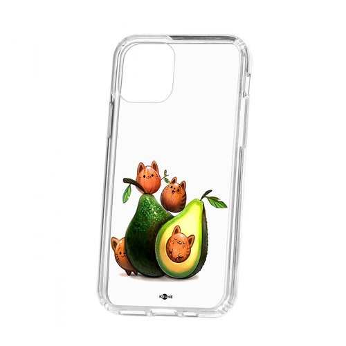 Чехол Apple iPhone 11 Pro Kruche Print Авокотики в Благо