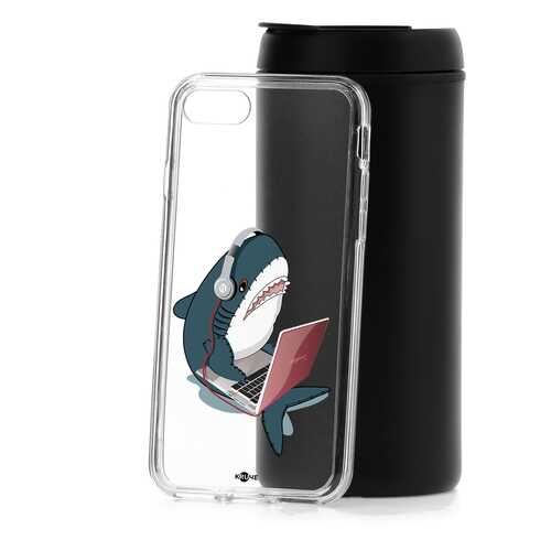 Чехол Apple iPhone 7 Kruche Print Акула в Благо