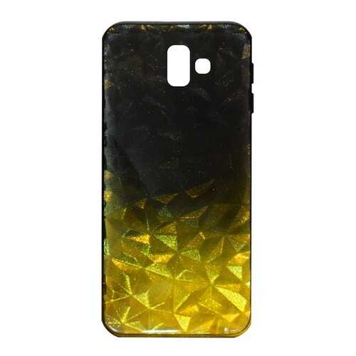 Чехол Crystal Krutoff для Samsung Galaxy J6+ (SM-J610) Yellow/Black в Благо