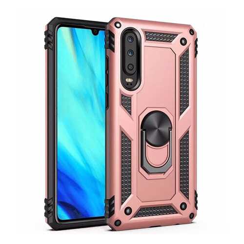 Чехол Epik Serge Ring для Huawei P30 (Розовый / Rose Gold) в Благо