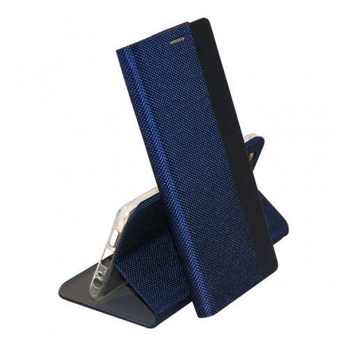 Чехол Fabric Book для Samsung Galaxy S10+ Blue в Благо