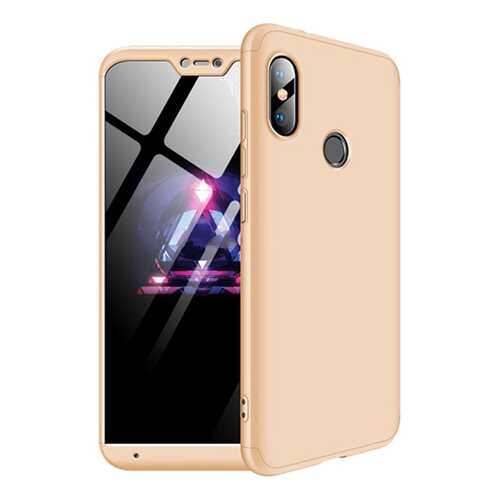 Чехол GKK LikGus для Xiaomi Mi A2 Lite/Xiaomi Redmi 6 Pro Gold в Благо