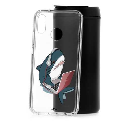 Чехол Huawei P20 Lite Kruche Print Акула в Благо