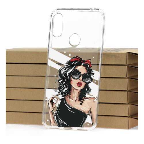 Чехол Huawei Y6 2019 Kruche Print Фэшн леди в Благо