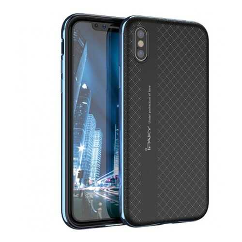 Чехол iPaky +PC для Apple iPhone X (5.8)/XS (5.8) Black/Blue в Благо