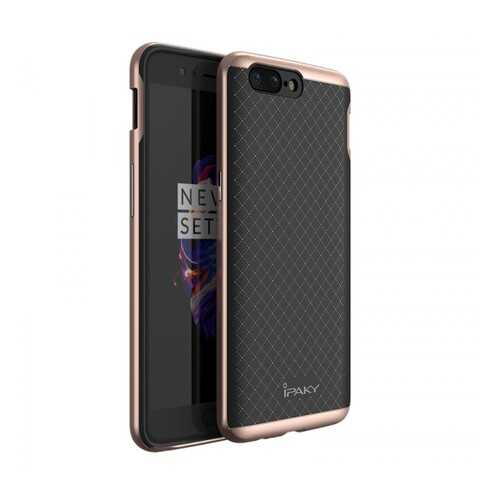 Чехол iPaky +PC для OnePlus 5 Black/Rose Gold в Благо