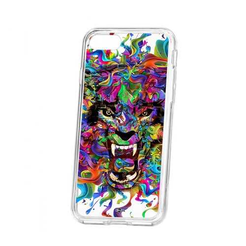 Чехол Kruche Apple iPhone 7 Print Colored beast в Благо