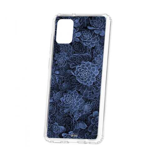 Чехол Kruche для Samsung Galaxy A21S Print Каменная роза в Благо