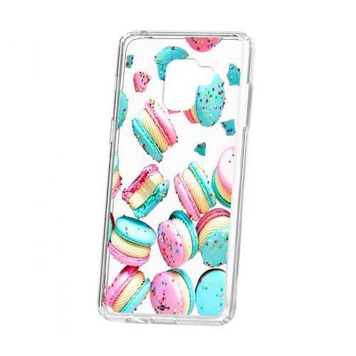 Чехол Kruche для Samsung Galaxy A8+ 2018 (A730) Print Макарон в Благо