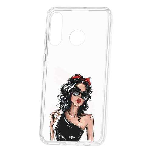 Чехол Kruche Huawei P30 Lite Print Фэшн леди в Благо