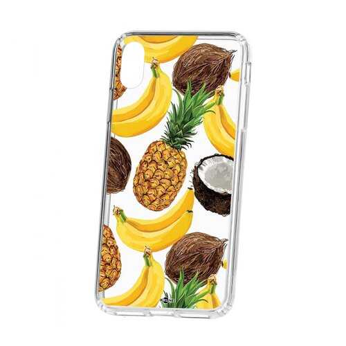 Чехол Kruche iP XS Max Print Тропический микс в Благо