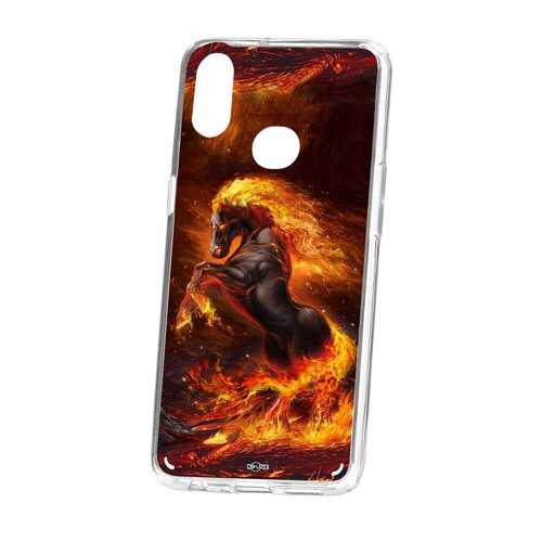 Чехол Kruche Samsung Galaxy A10S Print Конь огонь в Благо