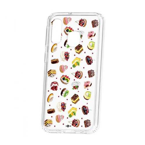 Чехол Kruche Samsung Galaxy A40 2019 Print Cake в Благо