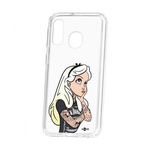 Чехол Kruche Samsung Galaxy A40 2019 Print Tattoo Girl в Благо