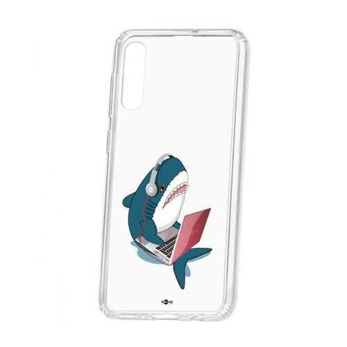 Чехол Kruche Samsung Galaxy A50 2019 Print Акула в Благо