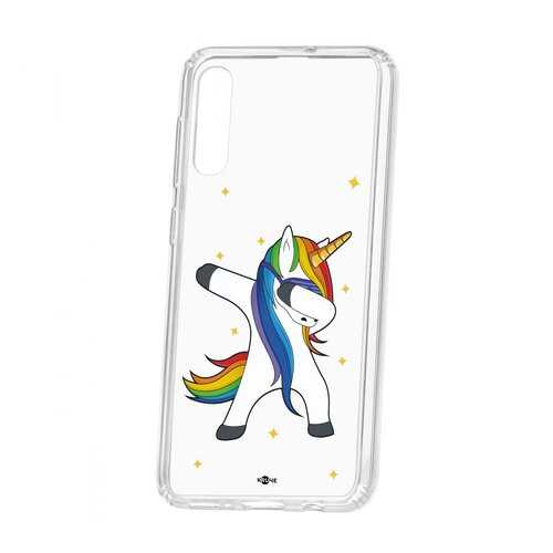 Чехол Kruche Samsung Galaxy A50 2019 Print Единорожка в Благо