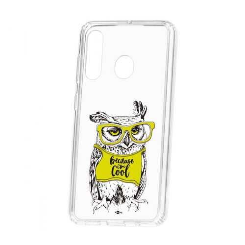 Чехол Kruche Samsung Galaxy A60 2019 Print Сова в очках в Благо
