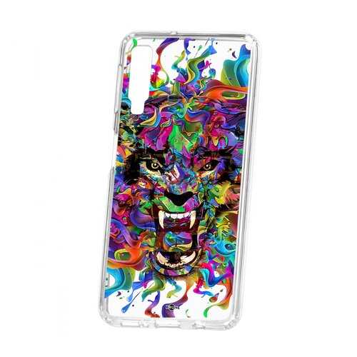 Чехол Kruche Samsung Galaxy A7 (2018) A750 Print Colored beast в Благо