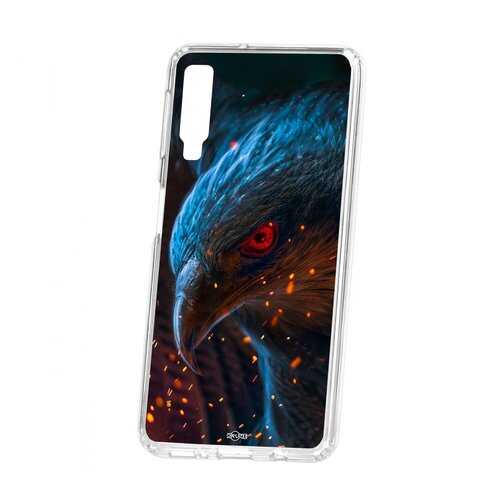 Чехол Kruche Samsung Galaxy A7 (2018) A750 Print Орел в Благо