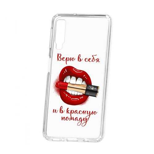 Чехол Kruche Samsung Galaxy A7 Print Red lipstick в Благо