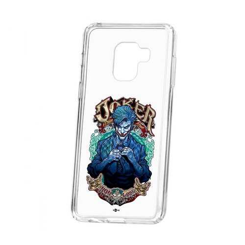 Чехол Kruche Samsung Galaxy A8 2018 (A530) Print Джокер в Благо