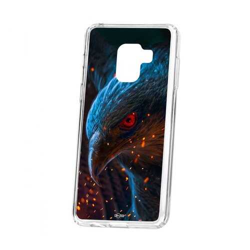 Чехол Kruche Samsung Galaxy A8 2018 (A530) Print Орел в Благо