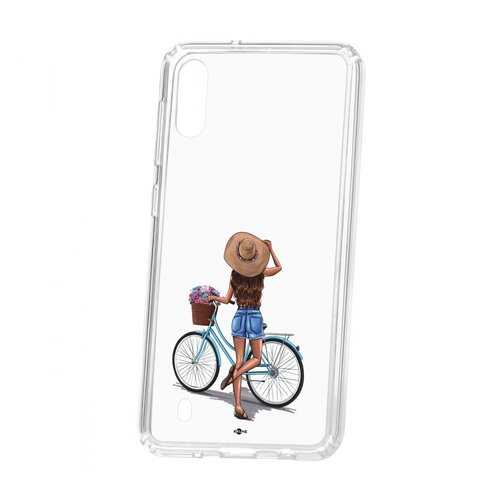 Чехол Kruche Samsung Galaxy M10 Print Велосипедная прогулка в Благо