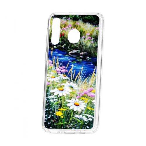 Чехол Kruche Samsung Galaxy M30 Print Ромашки у ручья в Благо