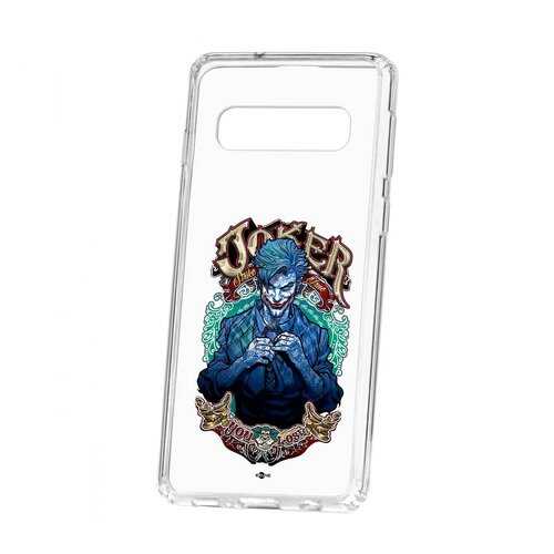 Чехол Kruche Samsung Galaxy S10 Print Джокер в Благо