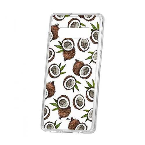 Чехол Kruche Samsung Galaxy S10+ Print Кокосы в Благо