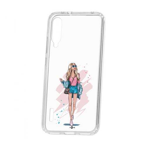 Чехол Kruche Xiaomi Mi A3 Print Fashion Girl в Благо