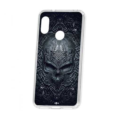 Чехол Kruche Xiaomi Redmi 6 Pro Print Череп техно в Благо