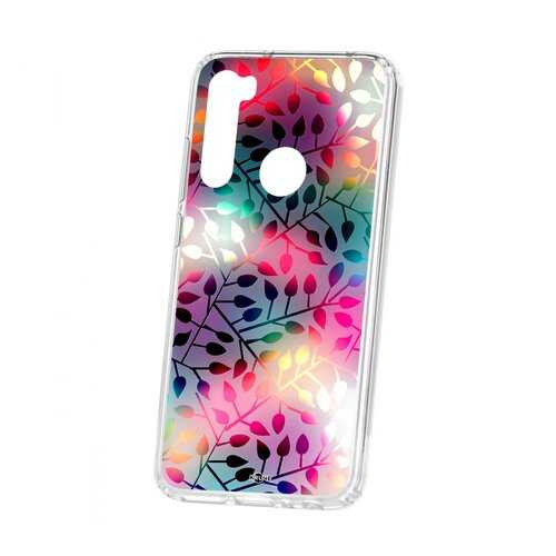 Чехол Kruche Xiaomi Redmi Note 8 Print Цветные листья в Благо