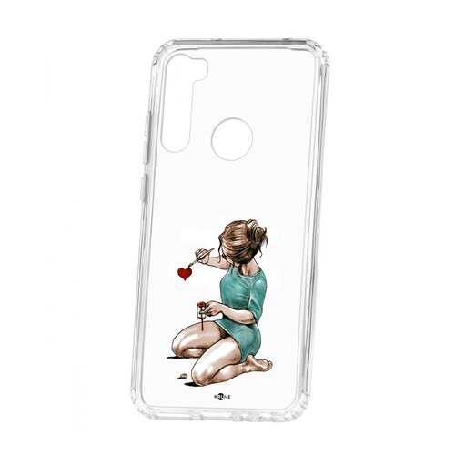 Чехол Kruche Xiaomi Redmi Note 8T Print Рисуя любовь в Благо