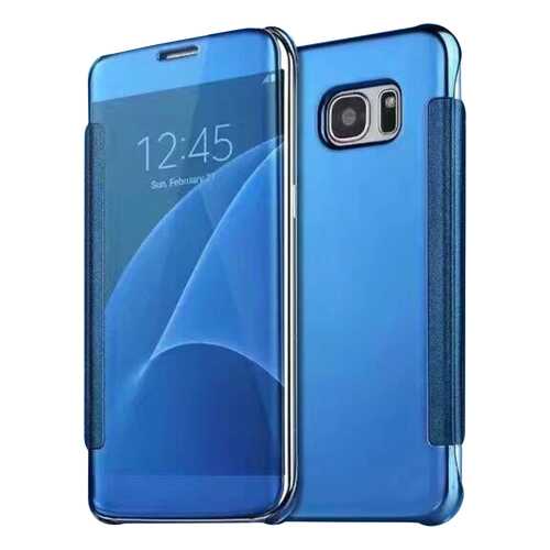 Чехол MyPads для Samsung Galaxy A3 (2016) SM-A310/A3100/A310F 4.7 Clear View Cover Blue в Благо