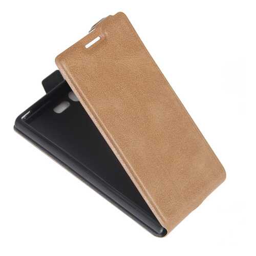 Чехол MyPads для Sony Xperia X Compact (F5321/F5321RU) Brown в Благо