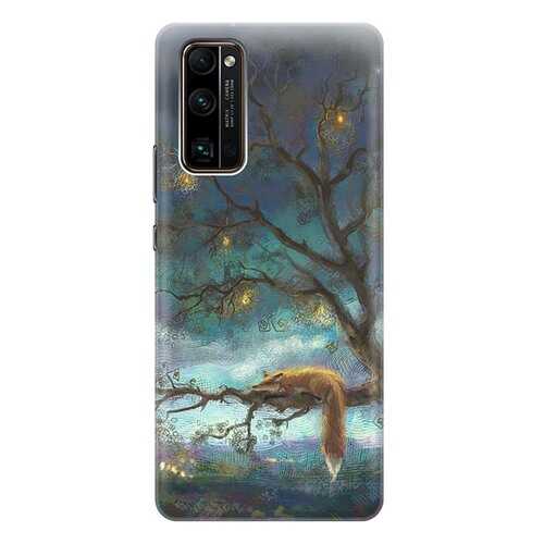 Чехол RE:PA для Honor 30 Pro+ с принтом Лиса на дереве в Благо