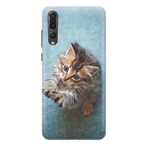 Чехол RE:PA для Huawei P20 Pro с принтом Котёнок на голубом в Благо