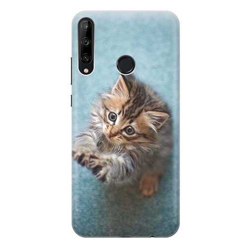 Чехол RE:PA для Huawei P40 Lite E / Honor 9C с принтом Котёнок на голубом в Благо