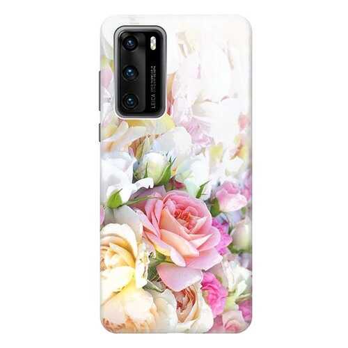 Чехол RE:PA для Huawei P40 с принтом Нежные розы в Благо
