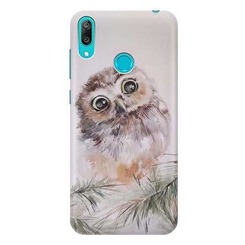 Чехол RE:PA для Huawei Y7 (2019) с принтом Совенок в Благо