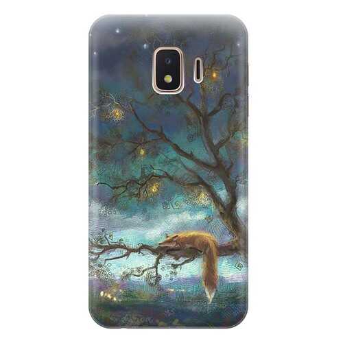 Чехол RE:PA для Samsung Galaxy J2 Core SM-J260F с принтом Лиса на дереве в Благо