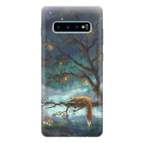 Чехол RE:PA для Samsung Galaxy S10+ с принтом Лиса на дереве в Благо