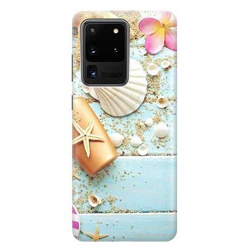 Чехол RE:PA для Samsung Galaxy S20 Ultra с принтом Пляжный натюрморт в Благо