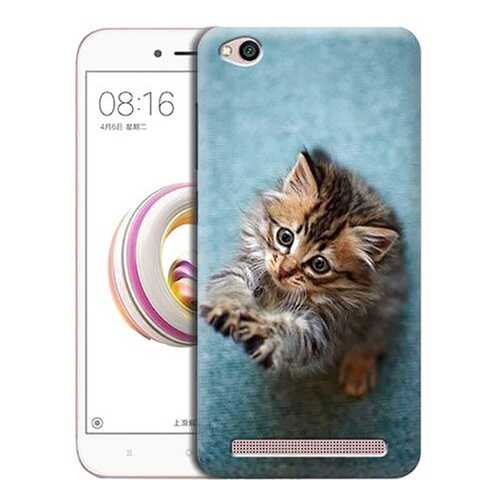 Чехол RE:PA для Xiaomi Redmi 5A с принтом Котёнок на голубом в Благо