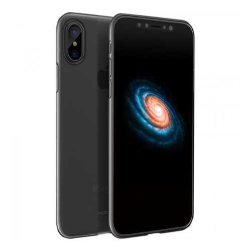 Чехол Rock Naked Shell series для Apple iPhone X Transparent black в Благо